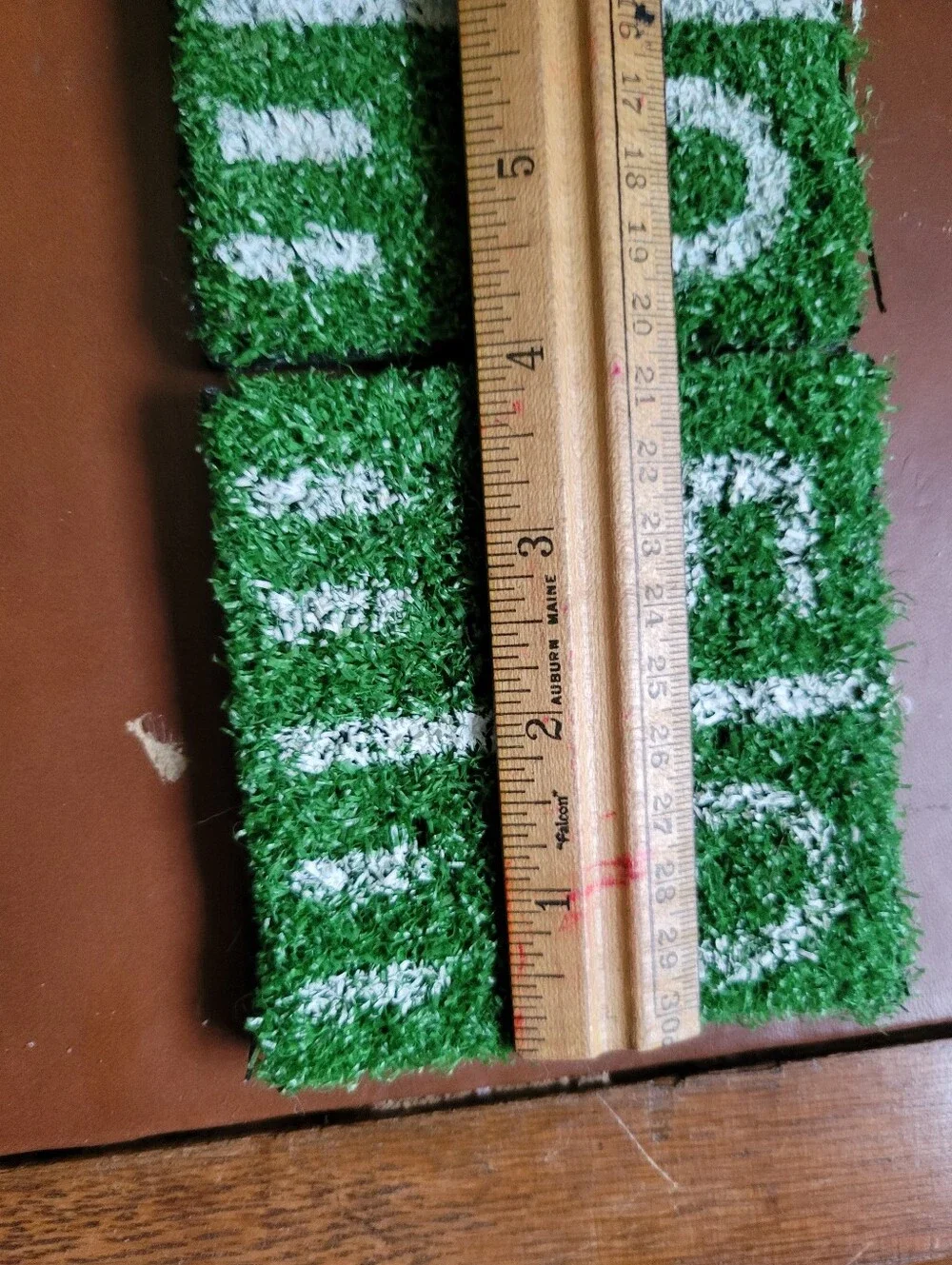 Wembley Gameday Turf Coaster Set 5pk Green Football Astro Turf - Picture 2 of 6